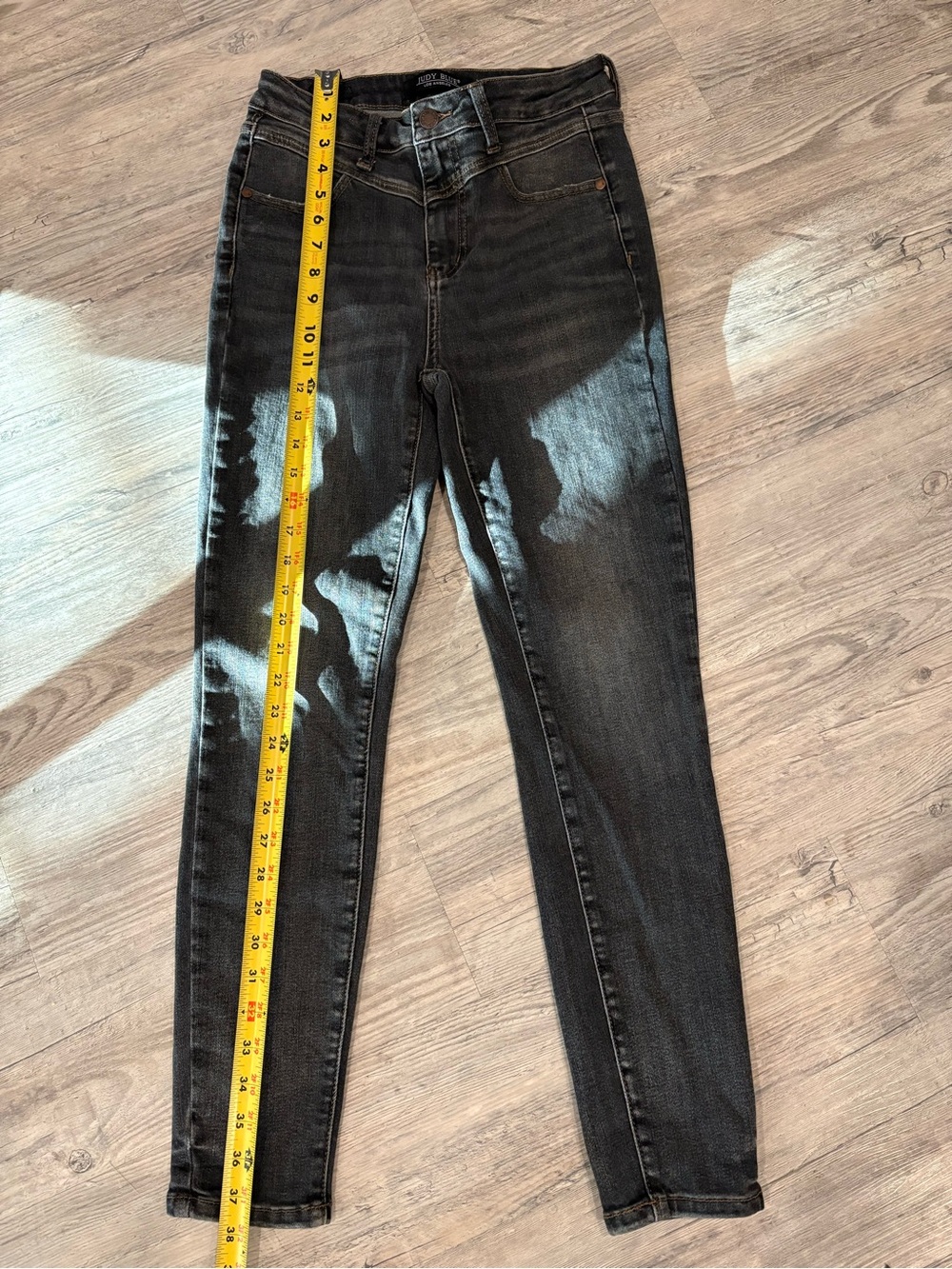 Judy Blue Women's Washed Black Skinny Jeans - Picture 6 of 7
